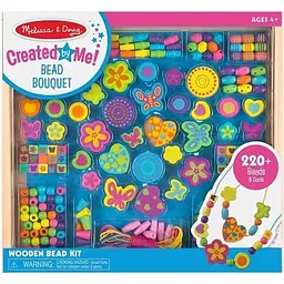 Набір дерев'яних намистин Melissa & Doug Літній сад (MD4169)