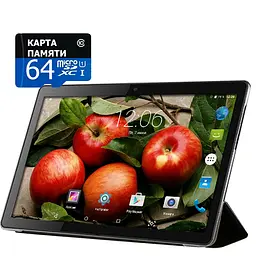 Планшет-телефон Hoozo MT116 2GB RAM Black + Чохол-книжка + Карта пам'яті 64GB - мініатюра 2