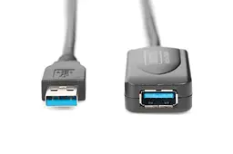 Кабель Assmann активний USB3 5M DA-73104 Black - мініатюра 2