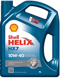 Моторна олива Shell Helix HX7 10W-40 4 л (550053737)