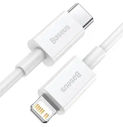Кабель Baseus Superior Series Fast Charging Cable Type-C to Lightning PD 20W 1.5m CATLYS-B02 White - мініатюра 5
