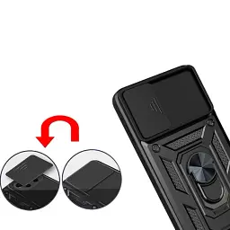 Панель BeCover Military для Tecno Spark 10 Pro (KI7) Black (709149) - мініатюра 3