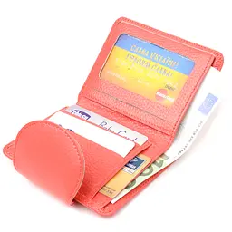 Жіночий шкіряний гаманець Canpellini 9х11,7х1 см acs0025177 - мініатюра 5