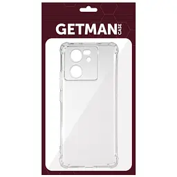 TPU чохол GETMAN Ease logo посилені кути Full Camera для Xiaomi 13T / 13T Pro Безбарвний (прозорий) - мініатюра 6