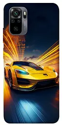 Чохол Demsky Yellow Porsche для Xiaomi Redmi Note 10 / Note 10s