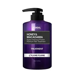 Поживний кондиціонер з медом та олією макадамії Honey & Macadamia Protein Hair Treatment Ylang Ylang Kundal 500 мл