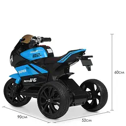 Детский электромобиль Bambi «Мотоцикл» M 4135EL-4, до 30 кг - миниатюра 2