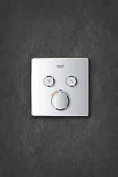 Душова система прихованого монтажу з термостатом Grohe Grohtherm Smartcontrol UA26405SC1, Хром - мініатюра 3