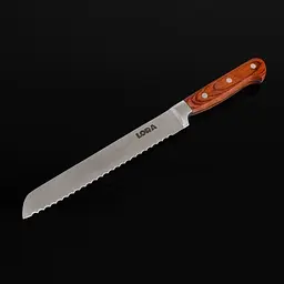 Ніж для хліба із нержавіючої сталі 33.5х2.8 см Wood (NS45KN) - мініатюра 4