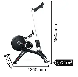 Гребний тренажер Toorx Rower RWX 700 (RWX-700) - мініатюра 6