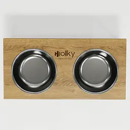 Hollky Base XL20 — миски на підставці для великих собак (2 × 1,8 л) - мініатюра 7