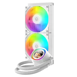Система водяного охолодження ID-Cooling FX240 LCD White - мініатюра 7