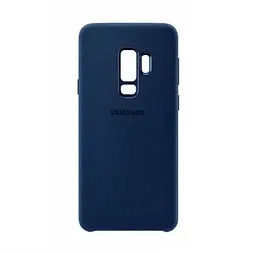Чохол-накладка Alcantara Cover Official EF-XG965ALEGRU для Samsung Galaxy S9 Plus (6.2") Blue - мініатюра 7