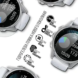 Гідрогелева плівка на годинники Garmin Fenix 8 43mm ArmorStandart захисна плівка для смарт годинників прозора (ARM85995) - мініатюра 2