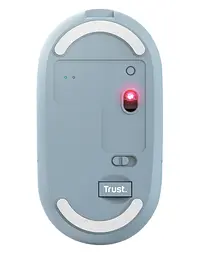 Миша бездротова Trust Puck, Blue, USB (2.4GHz) / Bluetooth, оптична, 800 - 1600 dpi, 4 кнопки (24126) - мініатюра 3