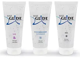Набір лубрикантів Just Glide прозорий 3х200 мл - мініатюра 2