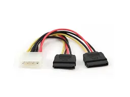 Кабель Cablexpert (CC-SATA-PSY-0.3M) Molex M/F - 2хSATA 0.03 м