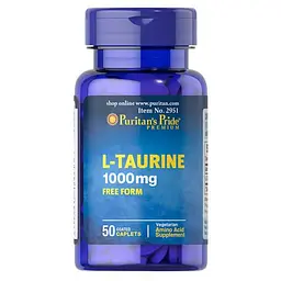 Таурин Taurine 1000 mg 50 таблеток Puritan's Pride vit0004867