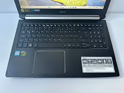 Ігровий ноутбук Acer Aspire 7 A715-72G 15.6" (i7-8750H / 16GB / SSD+HDD / GTX 1050 Ti 4GB) б/в - мініатюра 3