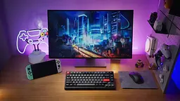 Клавіатура механічна P1 Pro 84Key, Keychron Super Brown, WL/BT/USB-A, QMK/VIA, Hot-Swap, EN Lemokey teh0013904 - мініатюра 3
