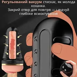 Мастурбатор I’MCUM True Vagina Tube (7970379617692) - мініатюра 7