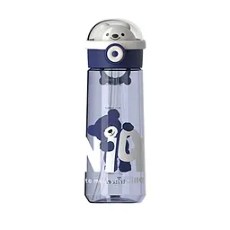 Пляшка для води Nice 620 мл із кришкою фліп топ на защіпці, синій Happy Life HP17300BL - мініатюра 19
