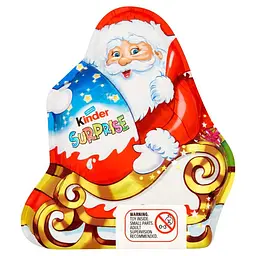 Шоколадний Дід Мороз Kinder Surprise Hollow Santa reviews in Chocolate 75г.