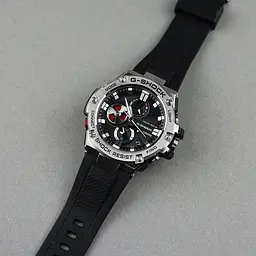 Наручний чоловічий годинник оригінальні Casio G-Shock GST-B100-1AER Японія з полімерним ремінцем (модуль 5513) - мініатюра 6