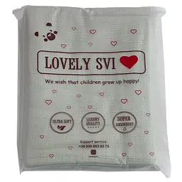 Плед Дитячий Lovely Svi Бавовна Муслін 100 х130 см - двосторонній - Зелений (501257) - мініатюра 3