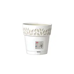 Вазон пластиковий OPERA CLOE, круглий, з автополивом, 20 см, 3,2 л (94050)