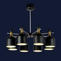 Світильники лофт Levistella 756LPR1026-8 BK