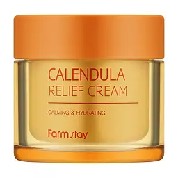 Крем для обличчя FarmStay Calendula Relief Cream 80 мл (8809783325933) - мініатюра 2