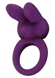 Віброкільце Toy Joy Eos The Rabbit C-Ring, 8х3.5 см (фіолетовий)