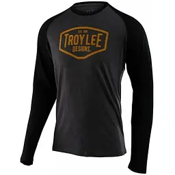 Кофта Troy Lee Designs Motor Oil L/S Raglan Charcoal/Black M (1106-768811013)