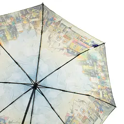 Жіноча складана парасолька повний автомат Nex різнобарвна - мініатюра 3