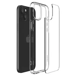 Протиударний прозорий чохол Spigen Ultra Hybrid для iPhone 15 Crystal Clear ACS06793 - мініатюра 3