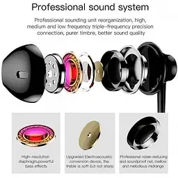Навушники з мікрофоном Baseus Encok H06 lateral in-ear Wired Earphone (NGH06-C01) чорні - мініатюра 7