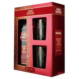 Набір шотландського Віскі Hankey Bannister Original, 40%, 0,7 л + 2 склянки - мініатюра 2