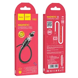Кабель магнітний для зарядки телефону USB Чорний - мініатюра 7