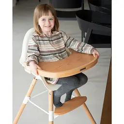 Столик до стільця для годування Childhome Evolu natural/wood (CHEVOTB) - мініатюра 8