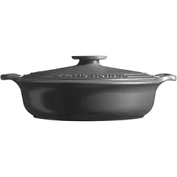 Каструля Emile Henry Sublime з кришкою керамічна 38.5х34х8.5 см 3.2 л сіра (774793) - мініатюра 2