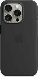 Оригінальний силіконовий чохол для iPhone 15 Pro Apple Silicone Case with MagSafe Midnight Black MT1A3ZM/A - мініатюра 7