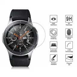 Загартоване захисне скло VSKEY для годинників Samsung Galaxy Watch 46 мм, диаметр 33,5 мм - мініатюра 3