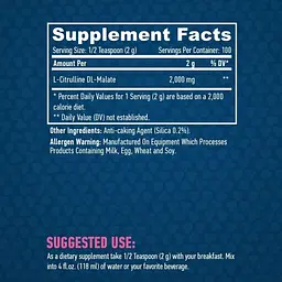 Цитрулін малат Haya Labs Citrulline Malate Sports 200 г - мініатюра 3