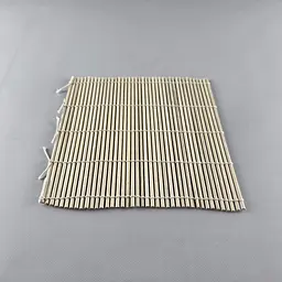 Килимок для суши/ролів бамбук зелений 24x24 см (100 шт) - мініатюра 4