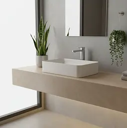 Змішувач для умивальника Rea Arlo високий nickel brushed REA-B4588 - мініатюра 2
