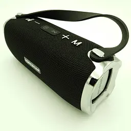 Бездротова акумуляторна колонка Bluetooth акустика FM MP3 AUX USB Hopestar H24 чорний