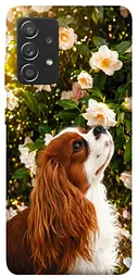 TPU чохол Demsky Flower spaniel для Samsung Galaxy A72 4G / A72 5G