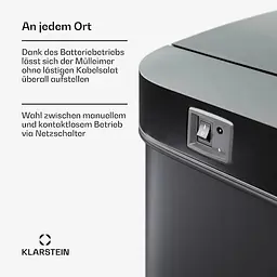 Бак для сміття Klarstein Sensor-Mülleimer 50L (10046162) - мініатюра 7