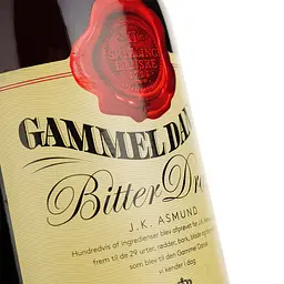 Настоянка Gammel Dansk Bitter Dram, 38%, 0,7 л - мініатюра 3
